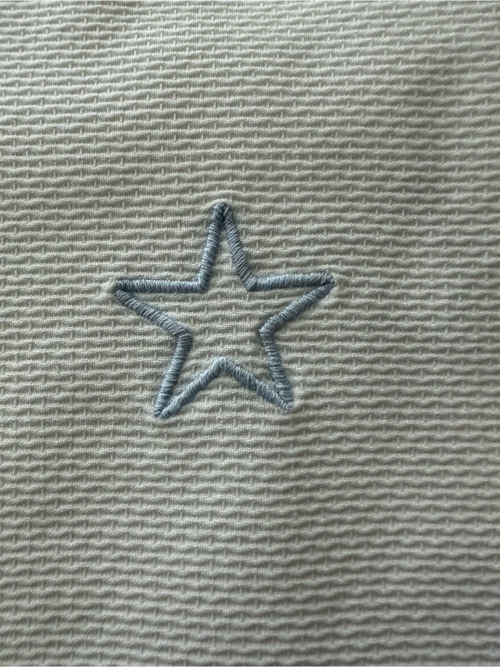 Chambers Embroidered Stars Shower Curtain